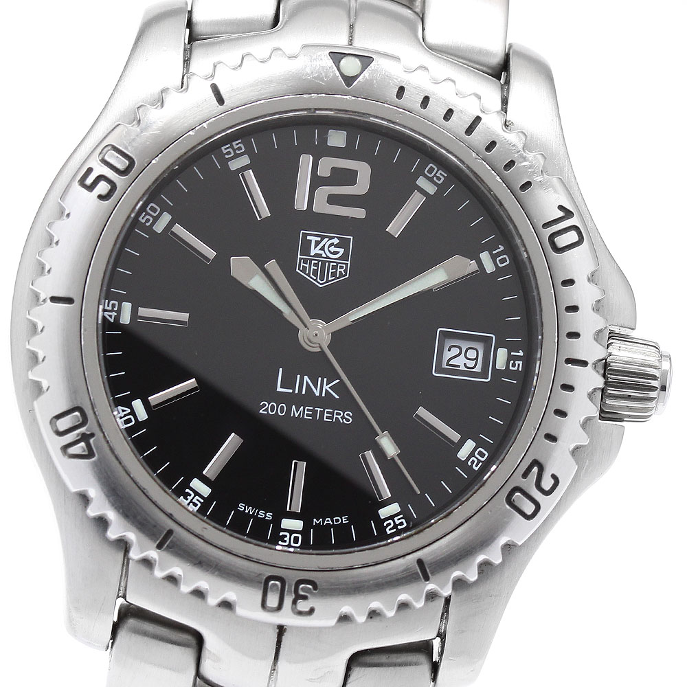 タグホイヤー TAG HEUER WT1110-0 リンク デイト クォーツ メンズ _899779【中古】