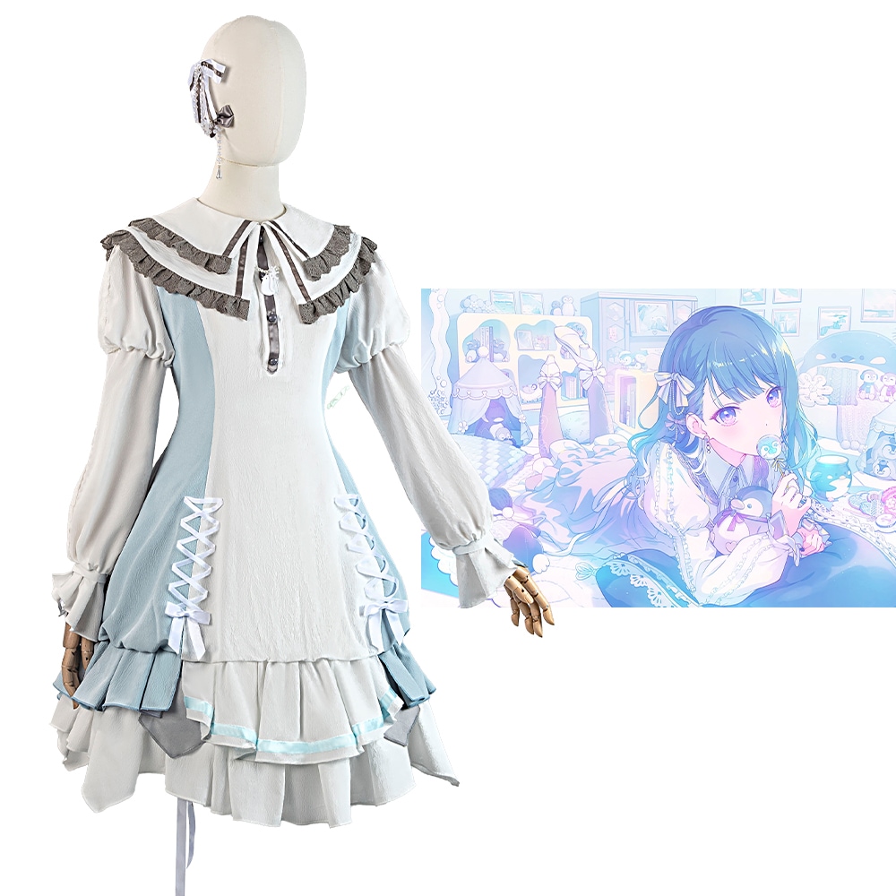 プロセカ コスプレ 桐谷遥　コスプレ衣装 Fairlady Dress