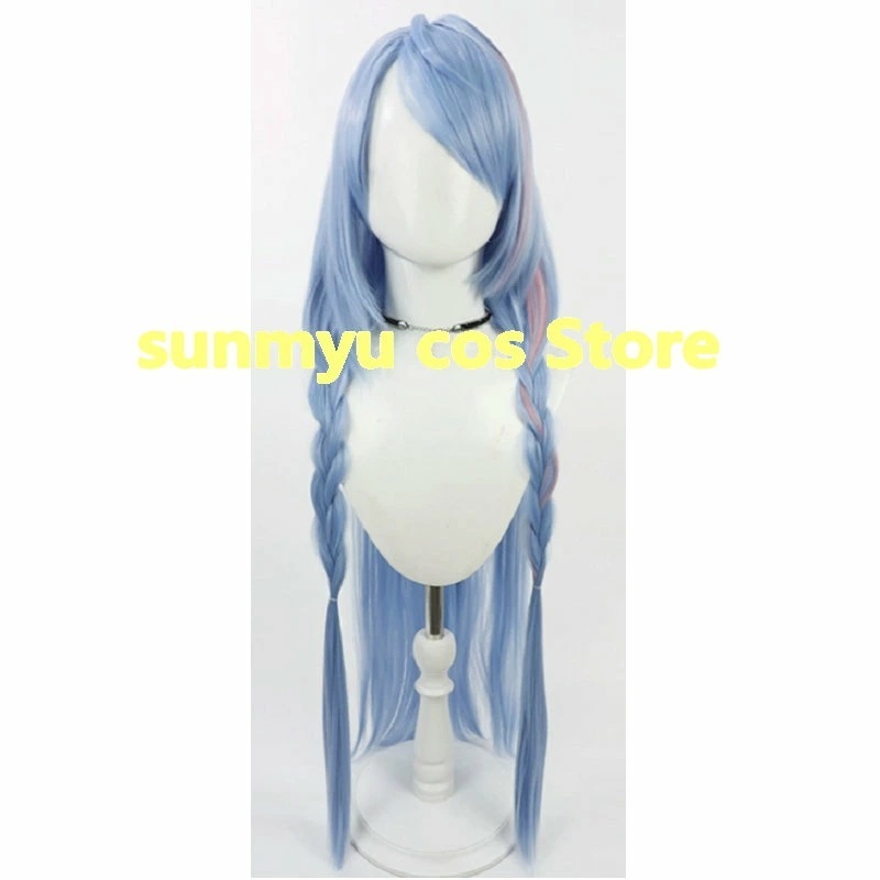 ブルーアーカイブ Blue Archive 蒼森ミネ コスプレ道具　ウィッグ　水色　長いウィッグ