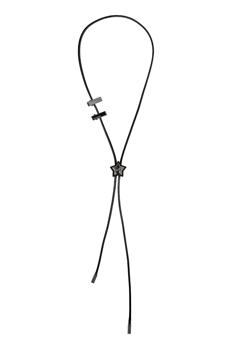 【SENTIMENTS】 NO.482 [BLACK] STAR CODE LOCK NECKLACE