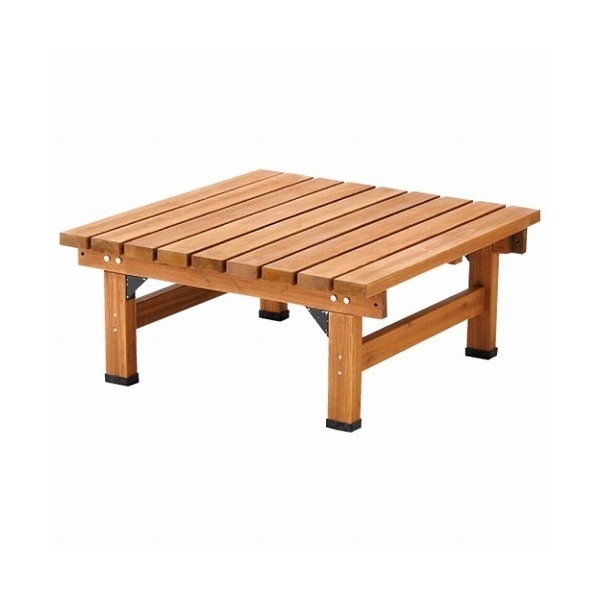 住まいスタイル デッキ縁台9090 ライトブラウン SST-DEC-9090LBR メーカー直送