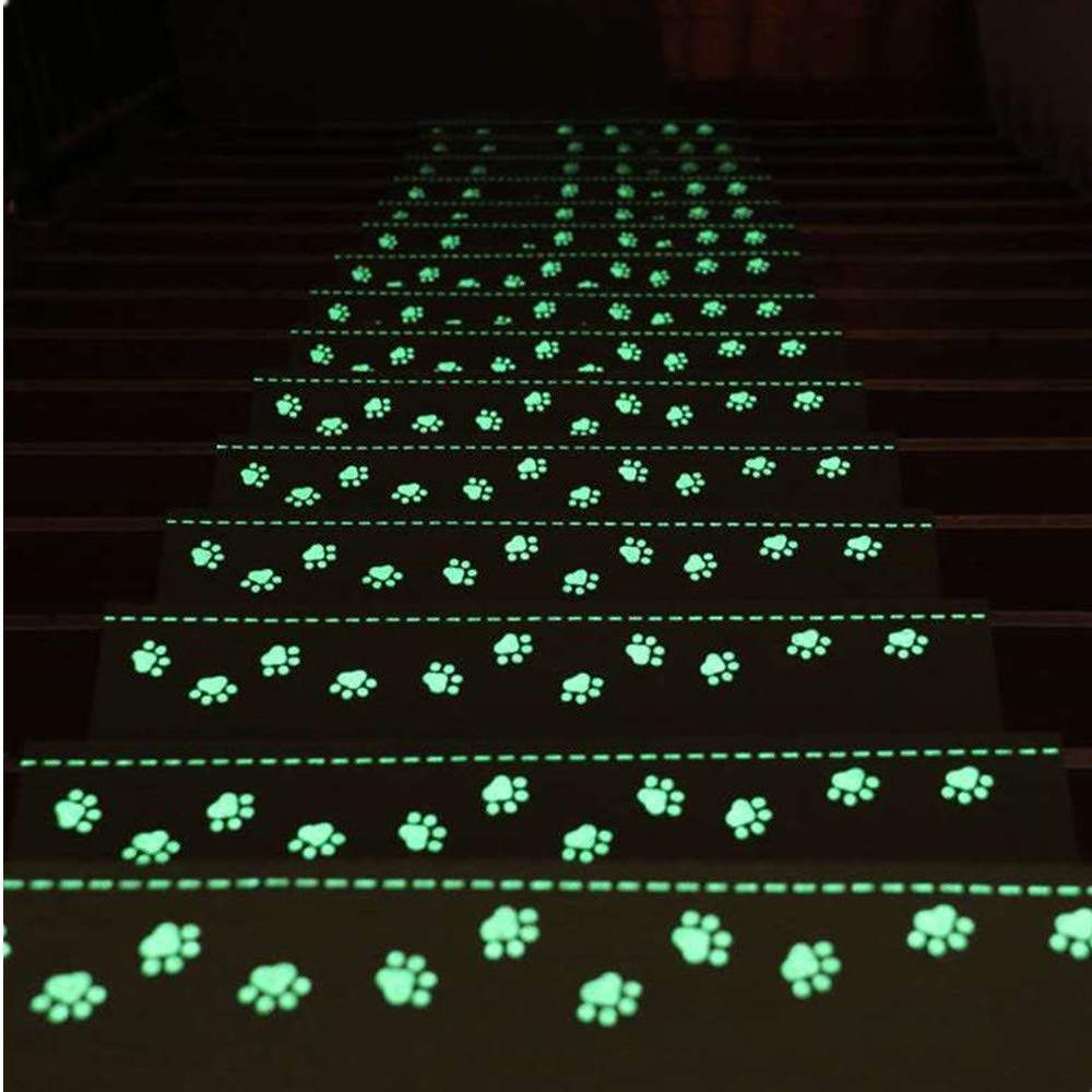 RAIN QUEEN 階段マット 階段 滑り止め 蛍光 滑りズレ防止 折り曲げ付 防音 滑り止め 洗える 折り曲げ付階段マット ベージュ 階段クッション