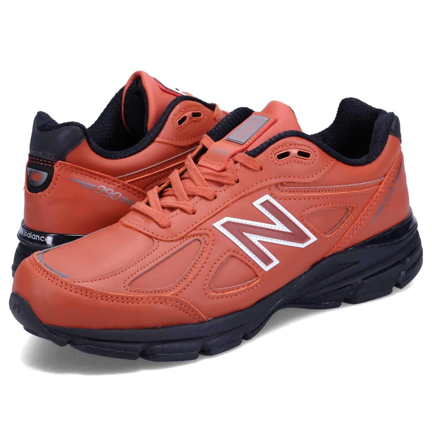 990 スニーカー メンズ Dワイズ MADE IN USA ブラウン U990RB4