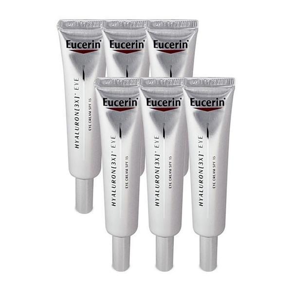 ヒアルロン 3X アイクリーム 15ml (携帯用) 6個 Ss