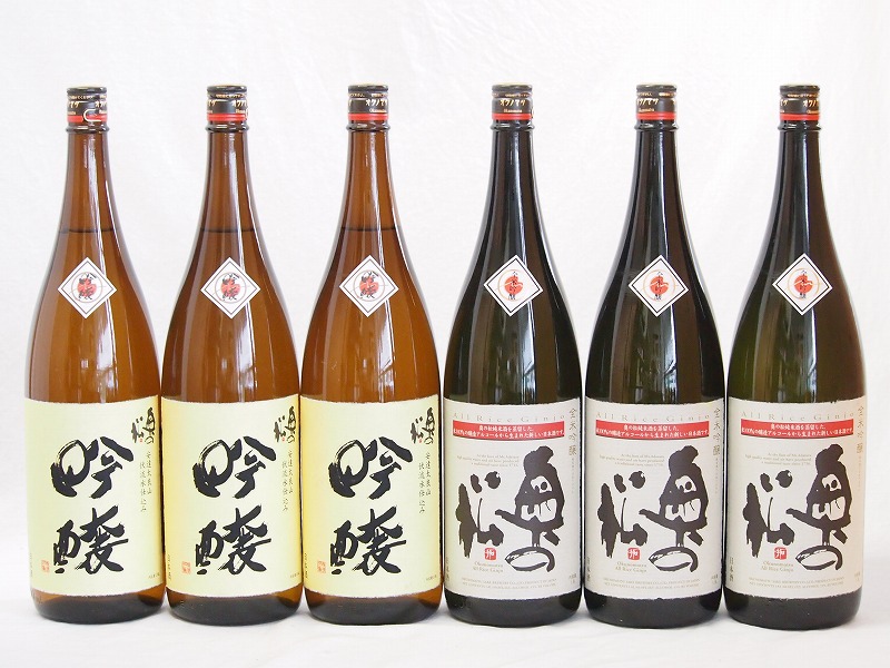 福島奥の松6本セット(奥の松 全米吟醸（福島県） 奥の松 吟醸（福島県）) 1800ml6本