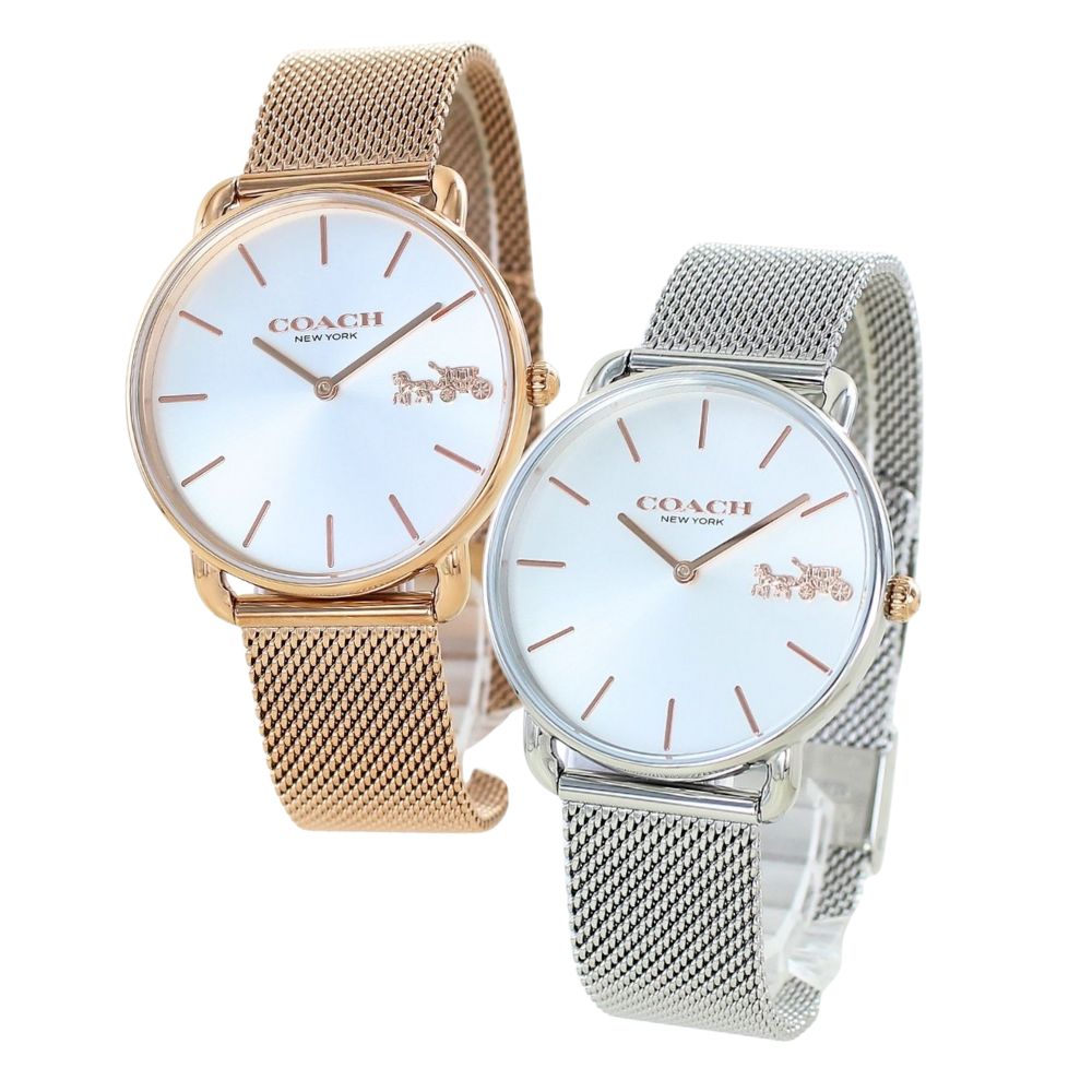 コーチ ペアウォッチ ブランド 夫婦 両親 カップル ペア 腕時計 手表 ペア腕時計 お揃い ペアルック ローズゴールド シルバー 結婚祝い 誕生日 プレゼント 結婚記念日 ペアギフト おすすめ