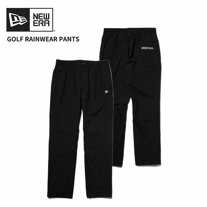 ニューエラ ゴルフウエア メンズ レインパンツ NEW ERA レインウェア パンツ ブラック 黒 ゴルフ パンツ ボトムス 14391527