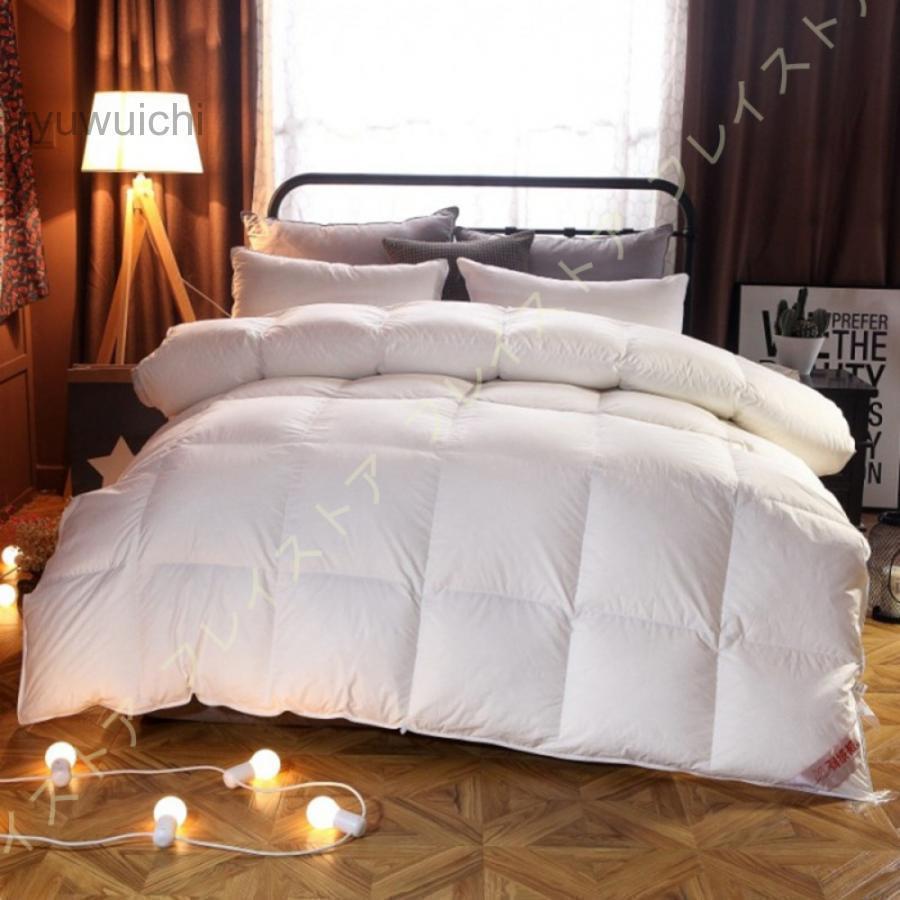 羽毛布団 シングル 掛け布団 シングル ダウン90％ 羽毛掛け布団 冬用 シングルロング 防臭 羽毛ぶとん ふとん ダウン かけ布団 掛布団シングル