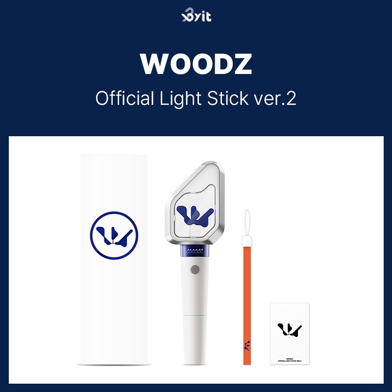【公式】 WOODZ OFFICIAL LIGHT STICK VER.2 公式 ペンライト 応援棒 正規品