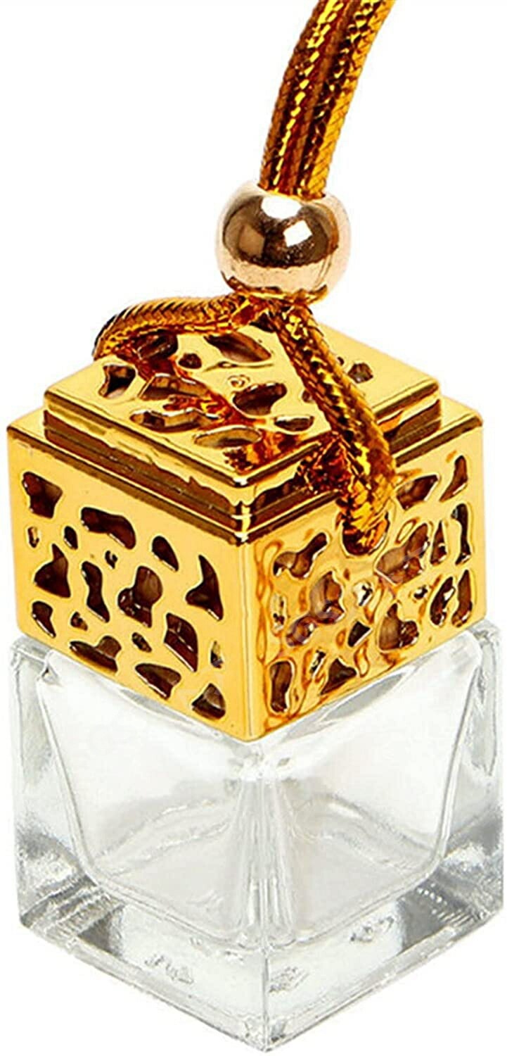 車のペンダント エッセンシャルオイルの香り飾りのための自動車の芳香剤のぶら下がっているガラス瓶の自動香水の拡散具のびん