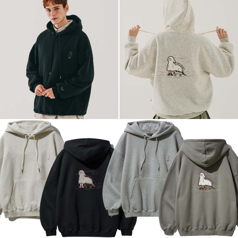WV 正規品 Hide Dino Hoodie 4色 起毛 JIHD7528 男女兼用 人気商品