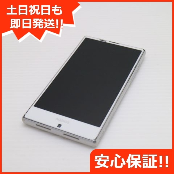 良品au SHV32 AQUOS SERIE ホワイト 204