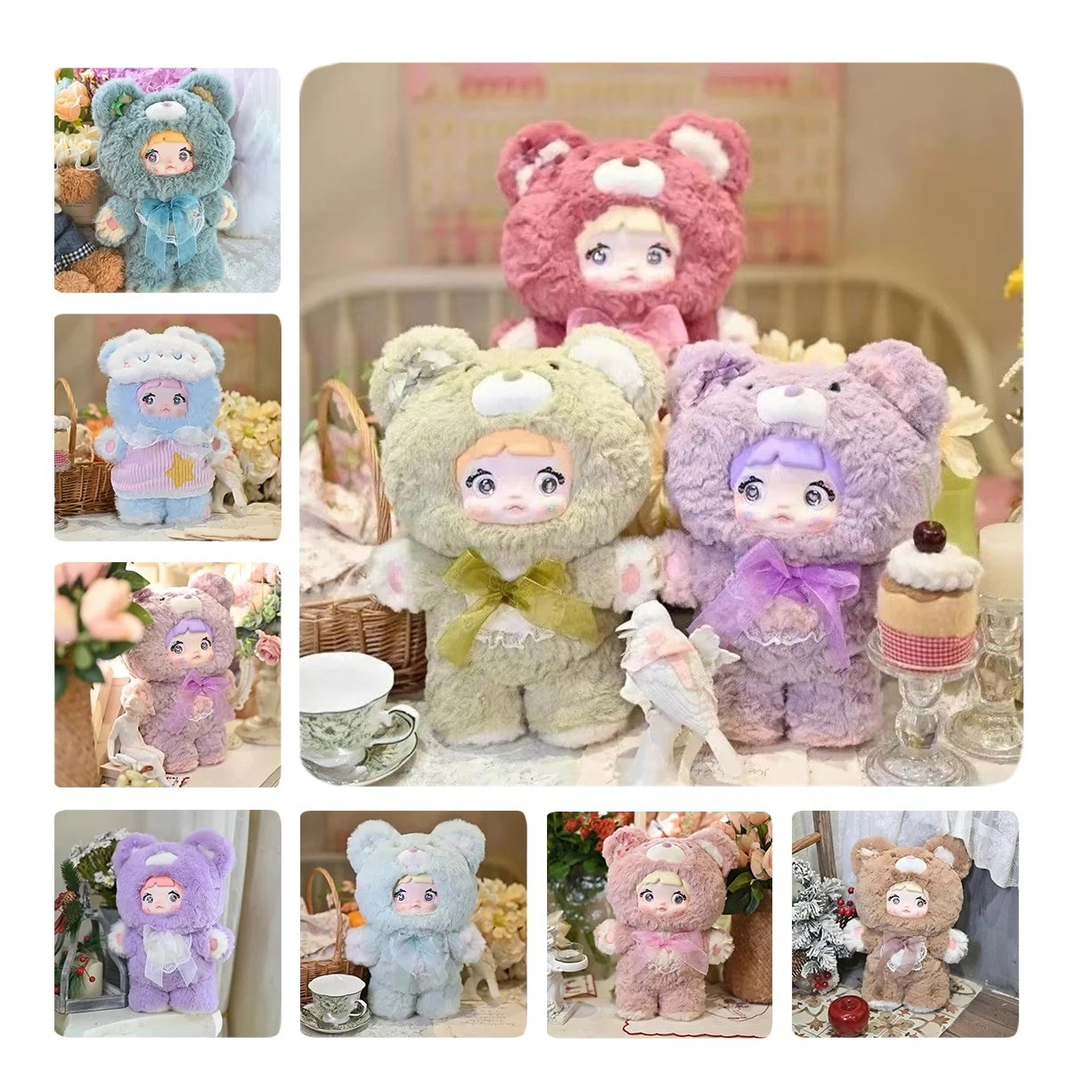 大型400%TOP TOY Nommi ベアー ぬいぐるみ スケルトン内蔵 瞳デザイン変更可能 おやすみシリーズ プレゼント グッズ フィギュア アニマル かわいい 限定 人気