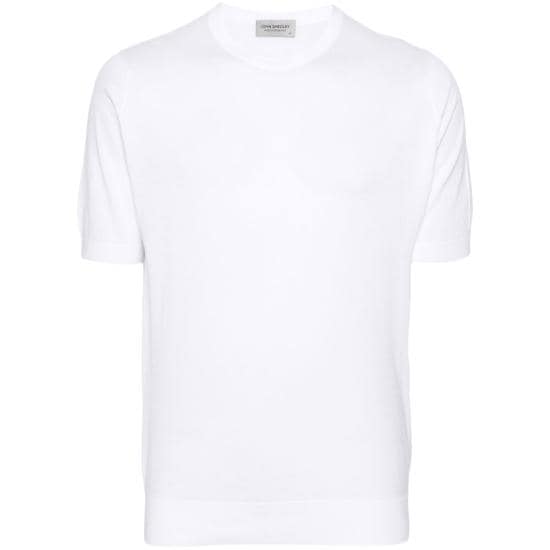 JOHN SMEDLEY Men Tops KEMPTON WHITE