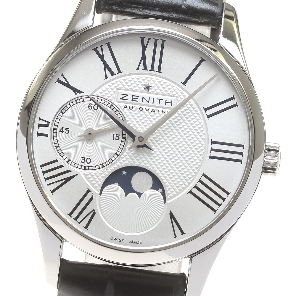 ゼニス ZENITH 03.2310.692 クラスエリート ウルトラシン ムーンフェイズ 自動巻き レディース _826613【中古】