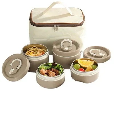 新品1つ買うと10個無料ステンレス保温弁当箱 学生用ステンレス弁当箱 仕切り付き密閉蓋付き保温弁当箱