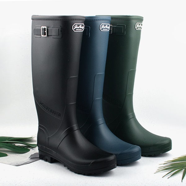 ロング レインブーツ メンズ長靴 ファッション長靴 膝長靴 - JH-L1M1