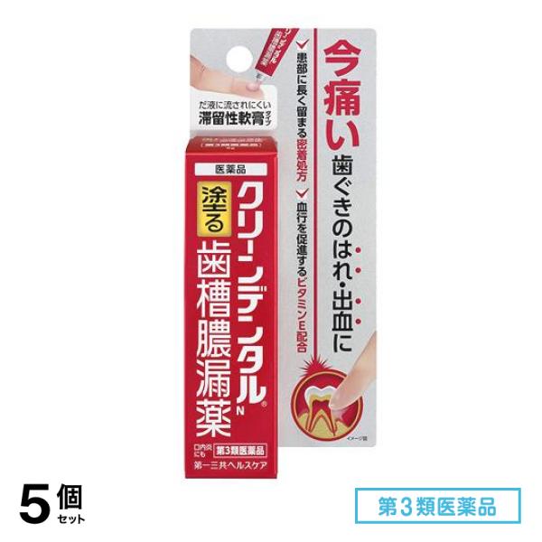 第３類医薬品 クリーンデンタルN 16g 5個セット