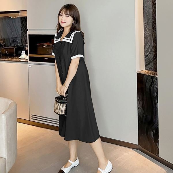 特売 3l 2l 胸元ピンタック学生風セーラー襟ロリータお嬢様ワンピース 衣装 コスプレ レトロワンピ ワンピース 大きいサイズ 4l セール サイズ 5l シャツワンピ Size 3l Imepac Edu Br