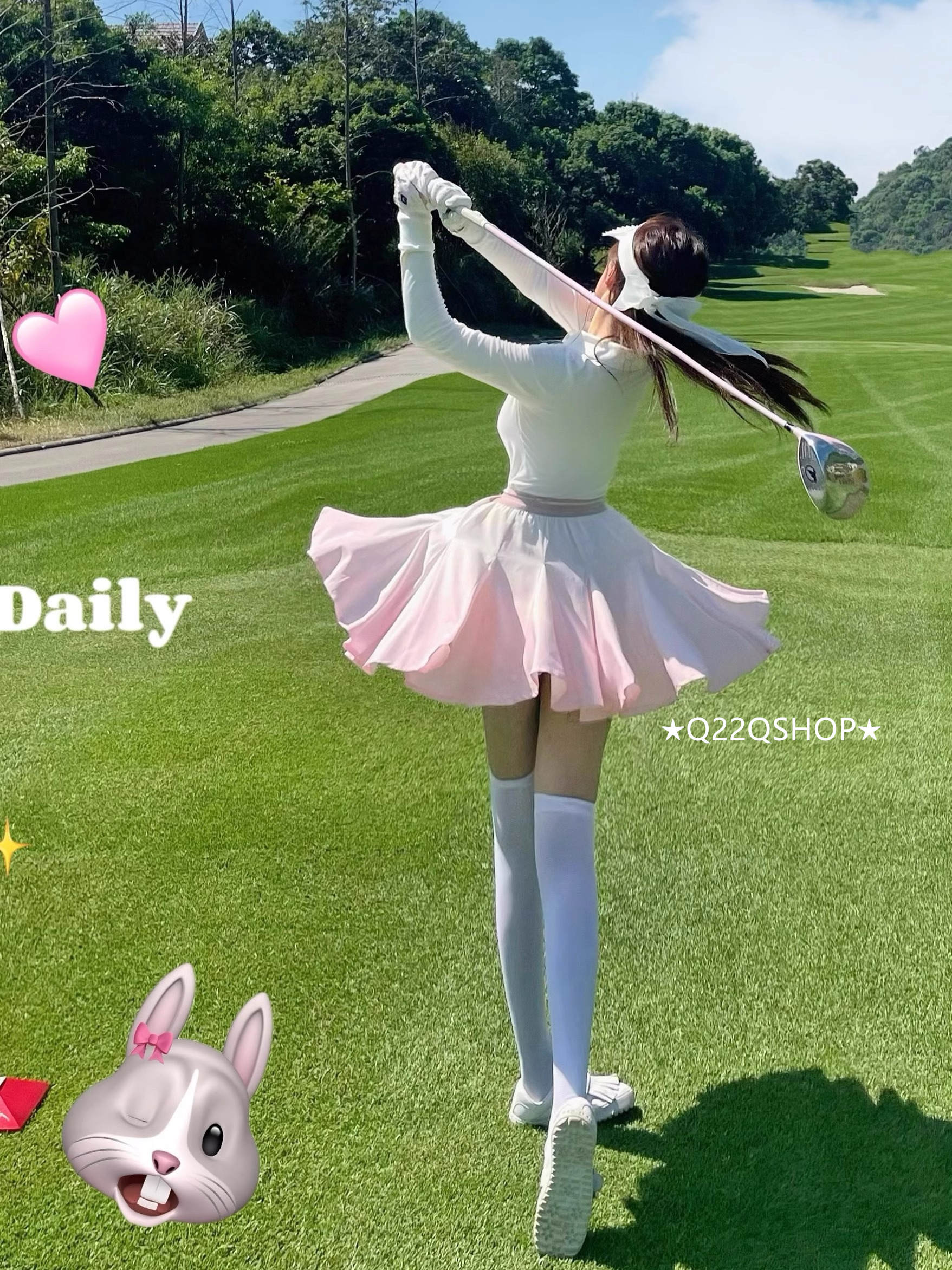 Qoo10] ゴルフウェア 2025 春夏 上下セット