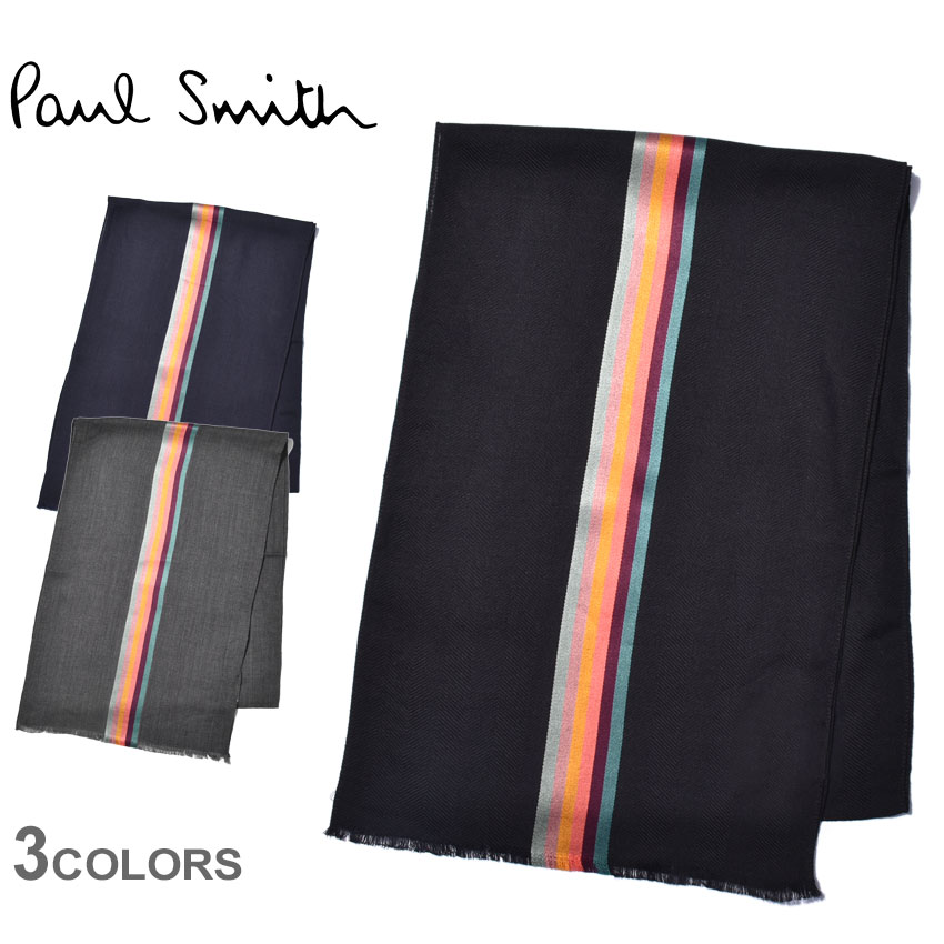 ポール スミス PAUL SMITH スカーフ SCARF CENTRAL STRP M1A-454マフラー