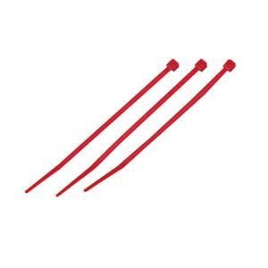 （まとめ）結束バンド ケーブルタイ（カラー） 長さ100mm/100本入10セット レッド（赤） マーベル MCT-100RD