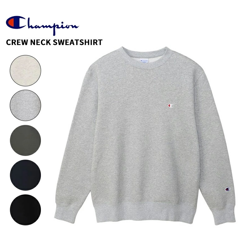 チャンピオン メンズ トレーナー Champion クルーネックスウェットシャツ CREW NECK SWEATSHIRT メンズ ベーシック C3-Y037 長袖 トップス 裏起毛