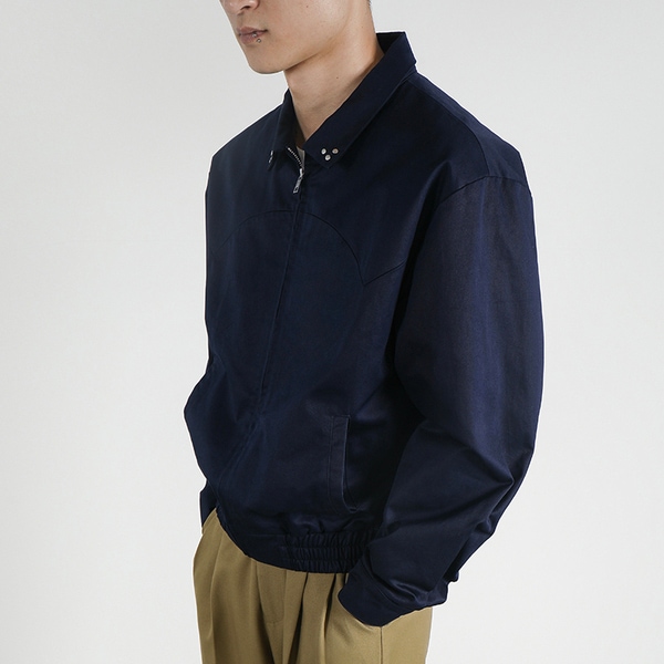 21AW Navy Jacket ワークウェアの象徴的なショートジャケット