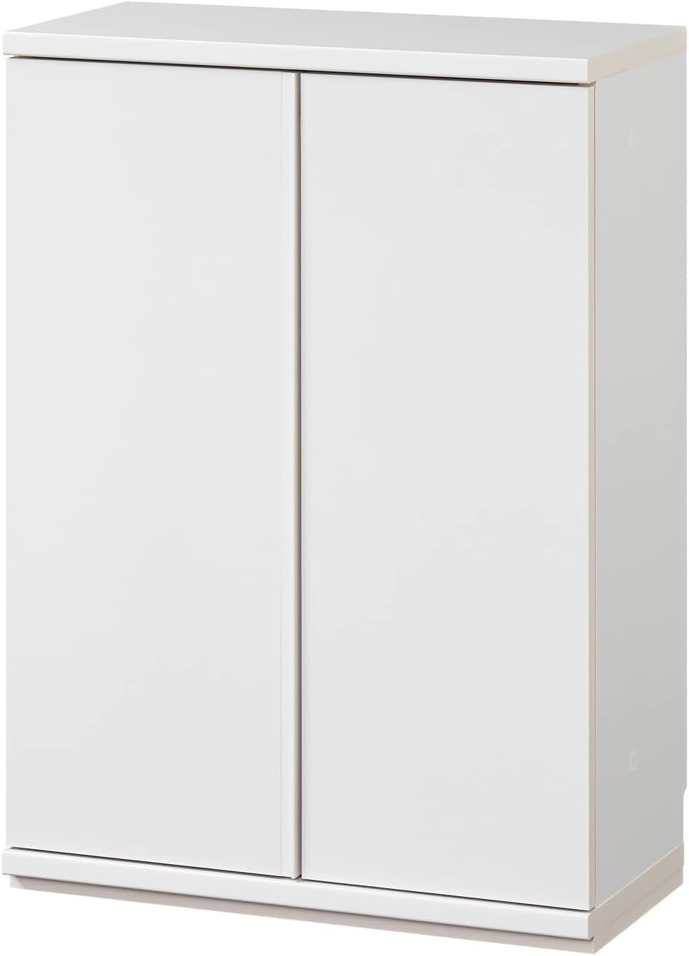 白井産業 カウンター下収納 ラック 扉タイプ キャビネット 木製 組み合わせてキッチン・ダイニングに合わせた幅にできるユニット収納 シンプルなデザイン ホワイト 白 幅60 奥行29.6 8,793円