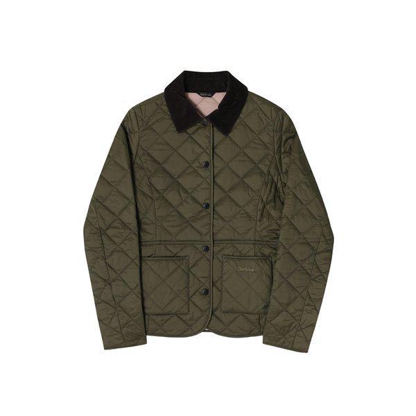 BARBOUR LQU1012 OL51 デブロン ダイヤモンド キルティング 女性 ジャケット