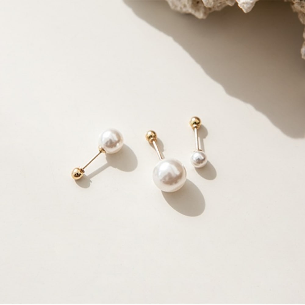 LUNNE 14k パールピアス 14k ゴールド #PI02