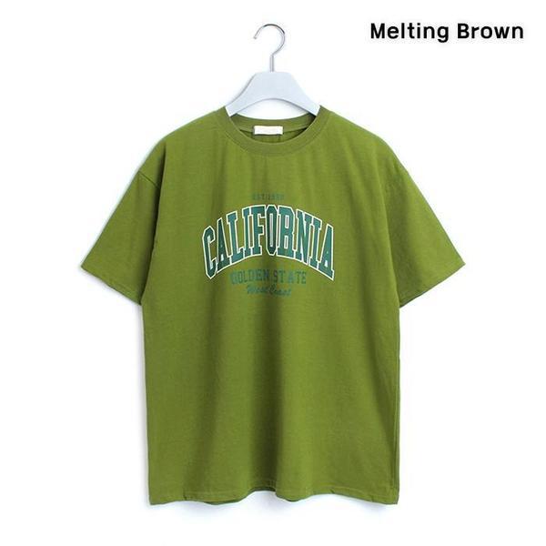 レディースTシャツ レディースオーバーフィット半袖Tシャツ c23