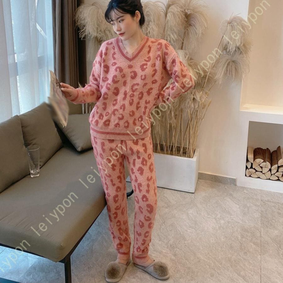 ルームウェア 長袖 ふわふわ 上下セット もこもこ ボーダー レディース 可愛い フリーサイズ 部屋着 パジャマ 寝巻 暖かい あったか ふわもこ