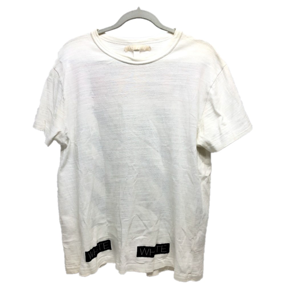 OFF-WHITE オフホワイト 半袖Ｔシャツ アパレル トップス 半袖 Tシャツ コットン ホワイト