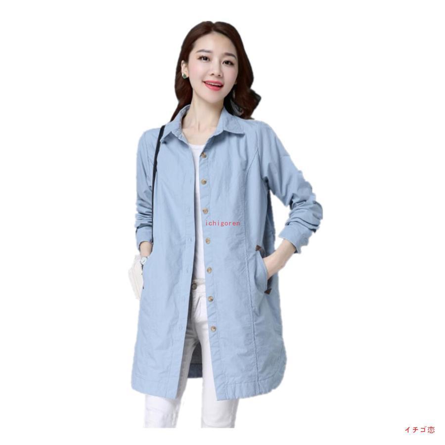 トレンチコート レディース スプリングコート 春コート 綿 春 秋 アウター コート 羽織