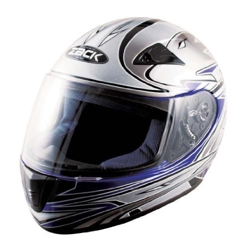 TNK工業 スピードピット ZK-1 キッズフルフェイス ブルー/シルバー（54-56） 50987