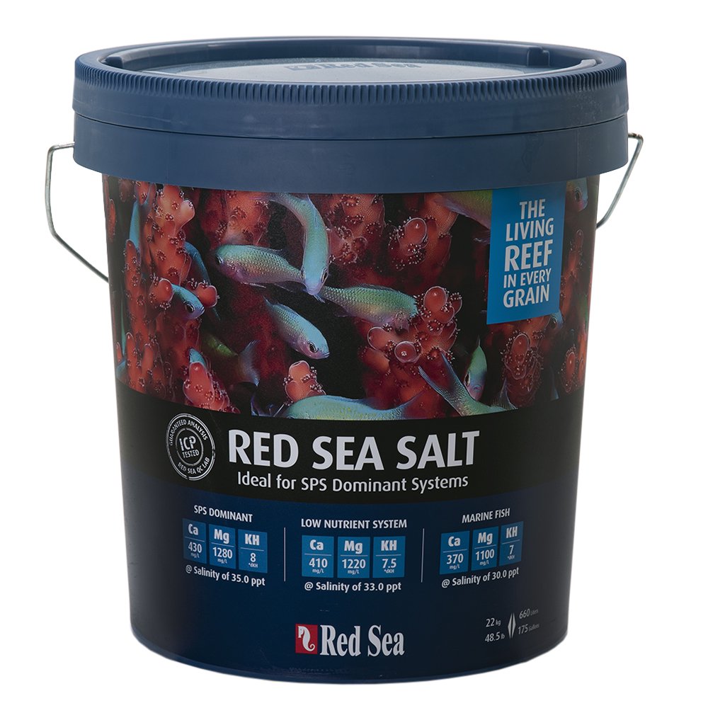 人工海水　紺丸バケツ　レッドシーソルト　２２ｋｇ　単品　海水魚　サンゴ　ＳＰＳ　色揚げ　ＣＲＣ10―35―50―10―00