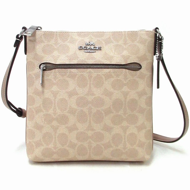 コーチ バッグ COACH アウトレット ショルダーバッグ シグネチャー ミニ ローワン ファイル バッグ CW325 SVPWH