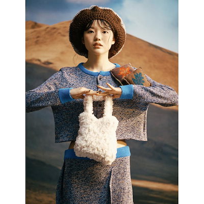 ANEW GOLF アニューゴルフ カーディガン ニット レディース ロゴ S