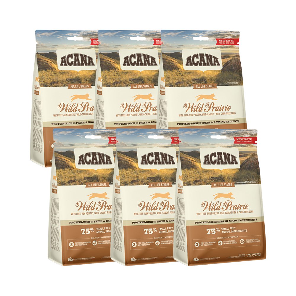 キャットフード　ワイルドプレイリーキャット　３４０ｇX６袋　正規品　ＣＲＣ35―12―05―10―00