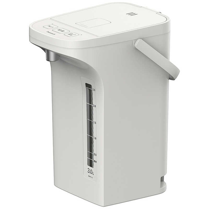 ピーコック　電気ポット 早沸きタイプ 3.0L アッシュホワイト　WMR-30
