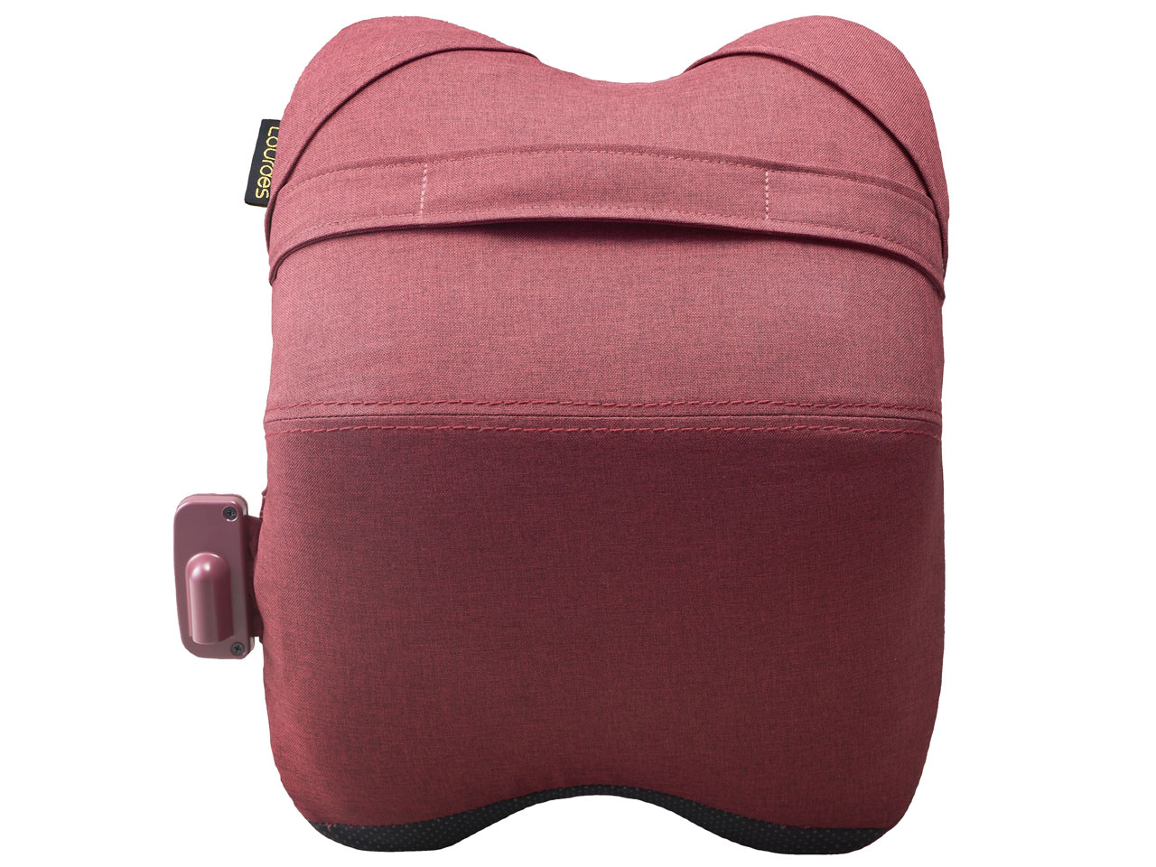 ルルド プレミアムマッサージクッション クロスグランデ AX-HCL348rd [ワインレッド]