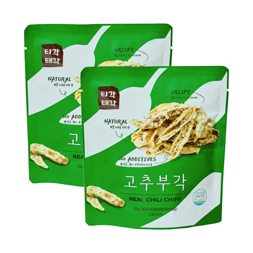 [ティカクテカク] ピリ辛でストレス解消 唐辛子揚げ 30g x2個