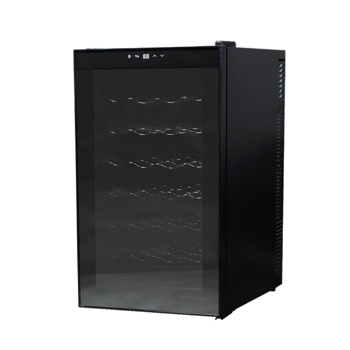 ワインセラー 24本収納 タッチパネル式 LED表示 ペルチェ方式 右開き ###ワインセラBCW-71A###