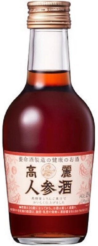 1ケース単位 送料無料リキュール 高麗人参酒 200ml瓶 1ケース単位24本入り 養命酒製造