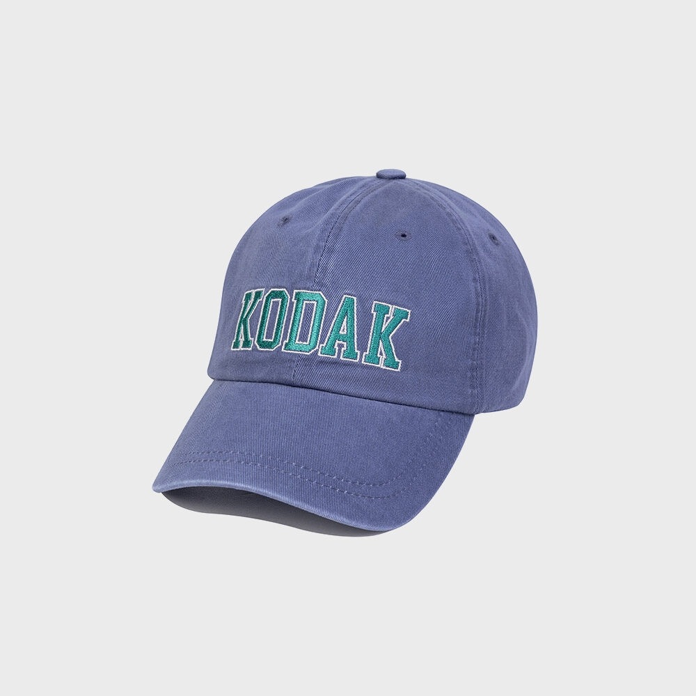 コダックアパレル コダック ウォッシュ ボールキャップ BLUE