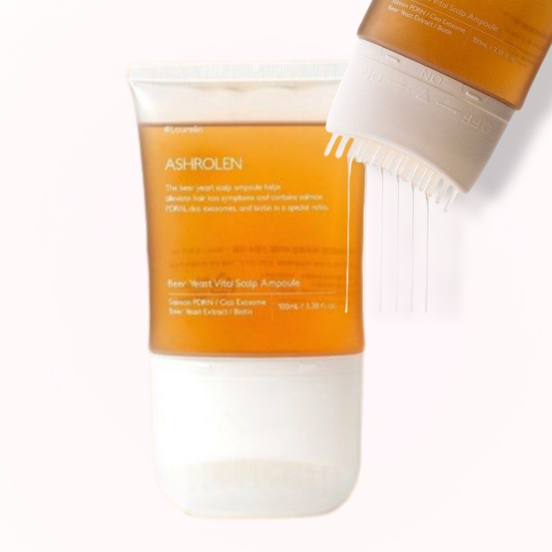 ビール酵母 シカエクソソーム スカルプアンプル 100ml／頭皮ケア用・集中スカルプケア 酵母配合 エクソソーム ナノカプセル 集中ケア 頭皮環境 皮脂ケア クーリング感 韓国ヘアケア