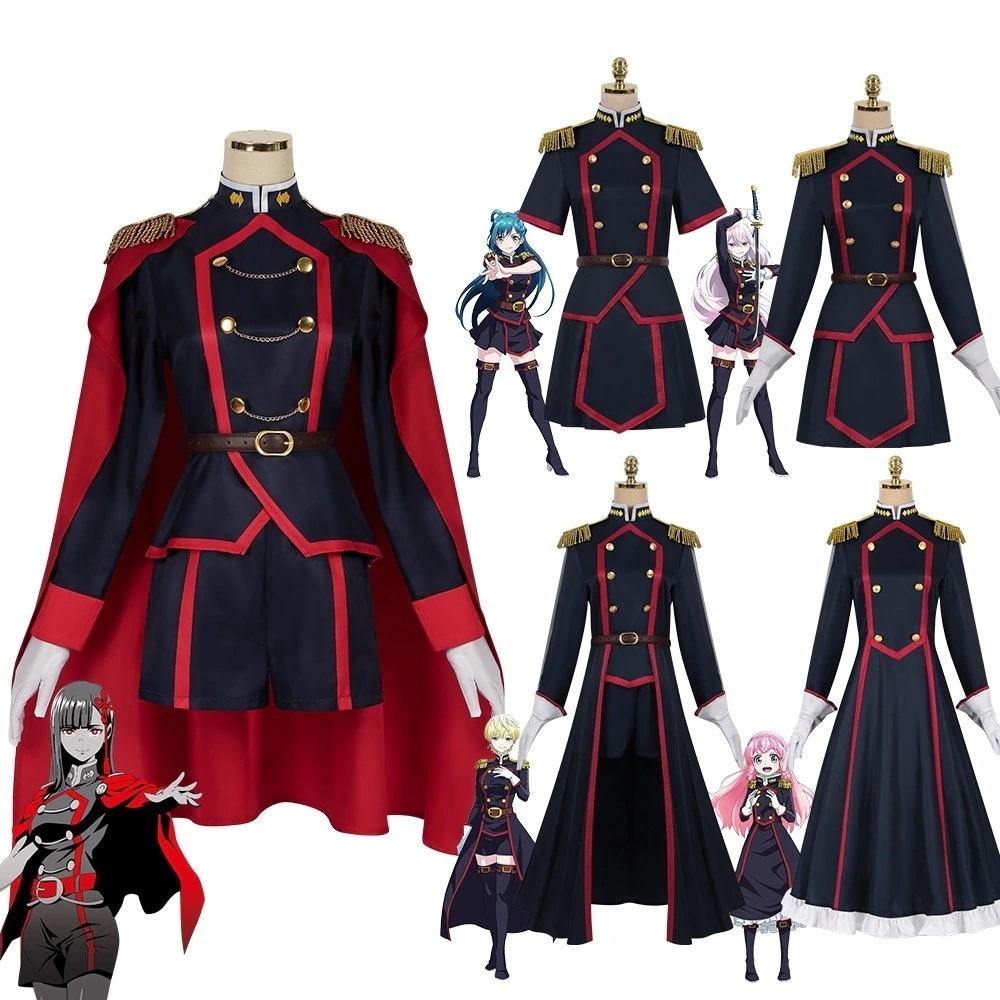 限定発売 独自の設計 魔都精兵のスレイブ 出雲 天花　羽前 京香　ワンピース　山城 恋　大川村 寧　コスチューム　東 日万凛　魔防隊　ユニフォーム　スカート　ハロウィン　イベント　舞台衣装　仮 5,327円