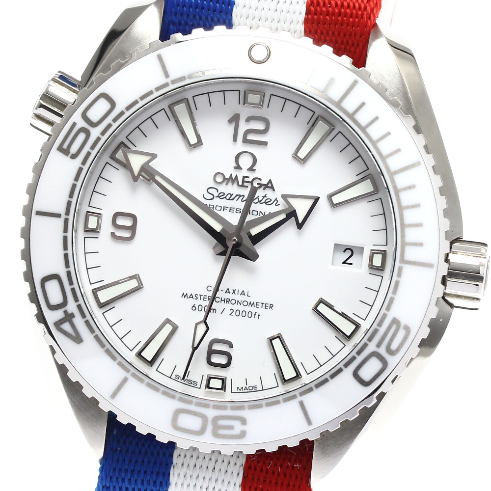 オメガ OMEGA 215.33.40.20.04.001 シーマスター 600 プラネットオーシャン 自動巻き ボーイズ 美品 箱・保証書付き_890281【中古】