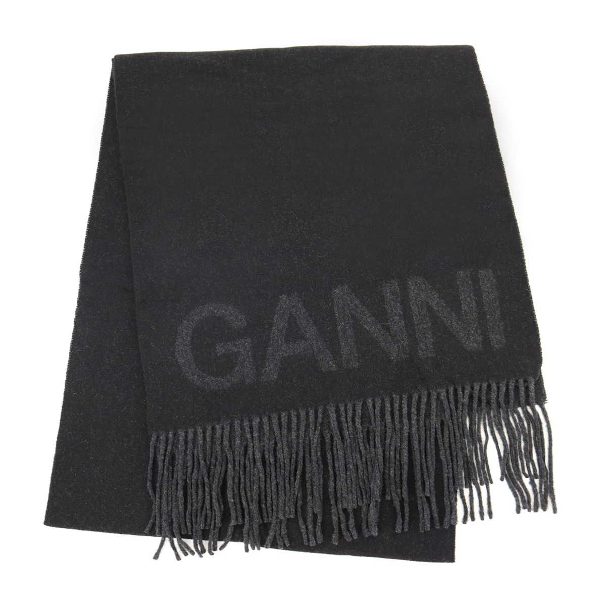 Fringed Wool Scarf A3905 5755 ストール マフラー ロゴ シンプル フリンジ レディース メンズ ユニセックス ギフト プレゼント ブランド